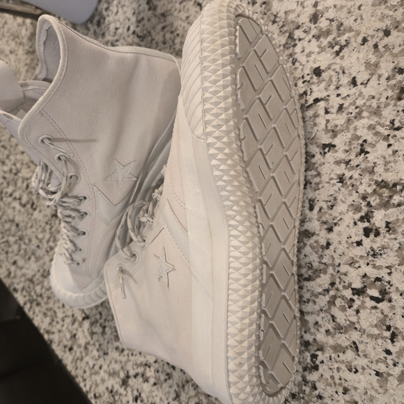 Converse White High-Top Sneakers - Picture 5 of 5